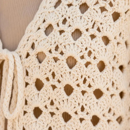 Crochet Vest Pattern, Summer Lace Boho Sleeveless Top Pattern, English German Tutorial